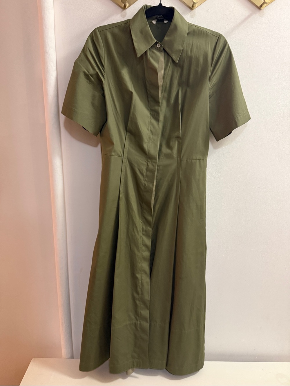 Vince Cotton Shirt Dress